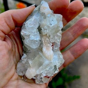 Apophyllite and stilbite cluster